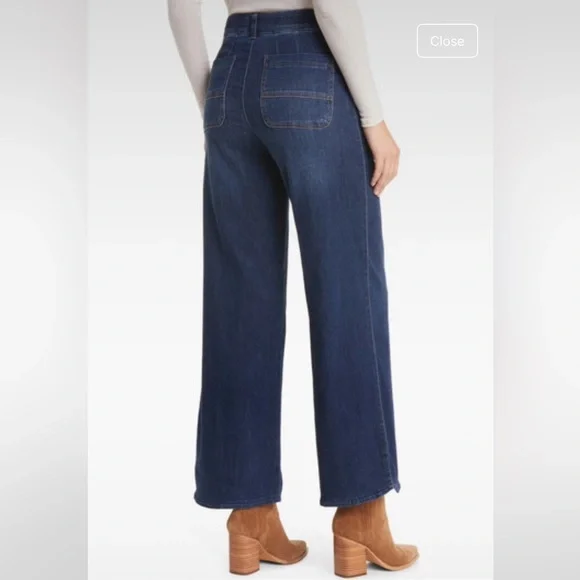 BNWT Wit & Wisdom “Ab” Solution Whitney Skyrise Wide Leg Jeans - Picture 4 of 8